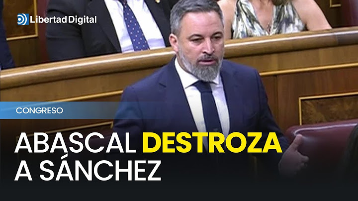 Abascal destroza a Sánchez y abandona el Congreso: "Es usted un indecente, un corrupto y un traidor"