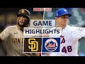 San Diego Padres vs. New York Mets Highlights | June 11, 2021 (Snell vs. deGrom)