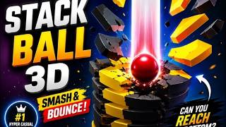 🤩 Most Satisfying Stack Ball 3D Gameplay Ever! 💥 screenshot 5