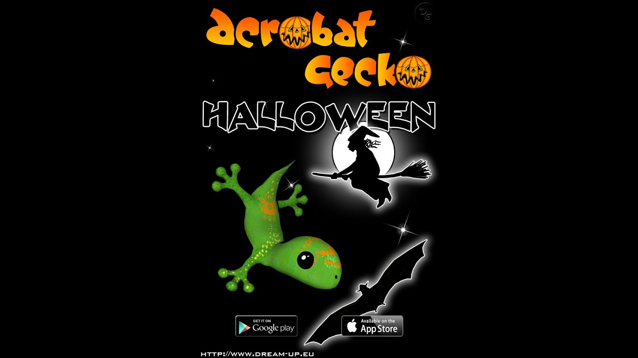 Acrobat Gecko Halloween - YouTube