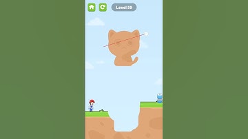 Slice To Save Level 59 🧠 | One Cut, Total Win 💪 | #shorts #viral #gameplay