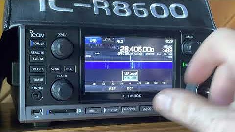 ICOM IC-R8600 CB/10 Meter Early Evening Scan