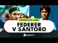 Generation game roger federer vs fabrice santoro  madrid 2002 highlights