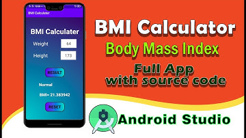 BMI Calculator (Body Mass Index) full Android Application with full source code (Hindi & Urdu)