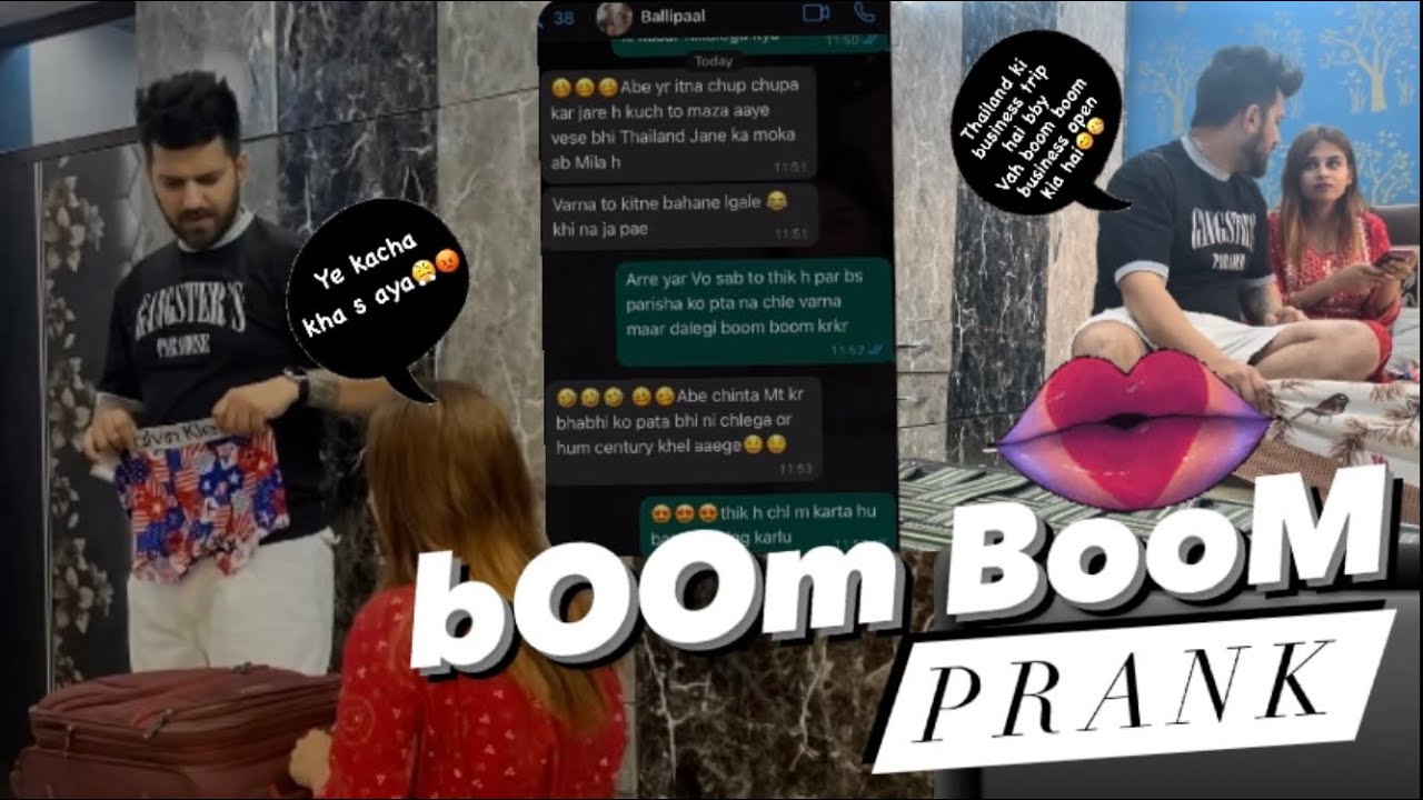 Thailand me Ghapa Ghap prank on Girlfriend || Gone wrong 😑