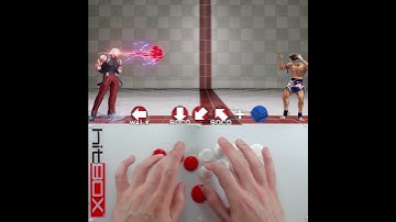 QC walking Back with SOCD #HitBox #HowToHitBox #KOF #KOFXV #Leverless #SOCD