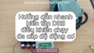 Hướng dẫn cài đặt biến tần Dirise ES10A điều khiển đa cấp tốc độ động cơ - Hungvietautomation.com