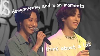 dongmyeong and xion moments I think about a lot (oneus   onewe)