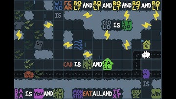 【Baba Is You】"Rainstorm Warning" - Custom level