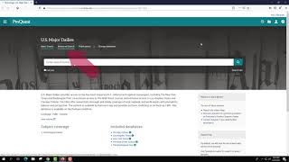 Information How to Search US Major Dailies News