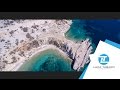 Stara Baska island Krk - Beautiful beaches /// Aerial video