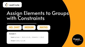 LeetCode - Assign Elements to Groups with Constraints | Java Solution | Weekly Contest 436