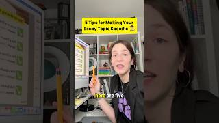 5 Tips for Making Your Essay Topic Specific 🕵