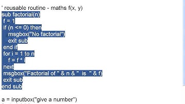 VBScript 8 Subroutines Functions