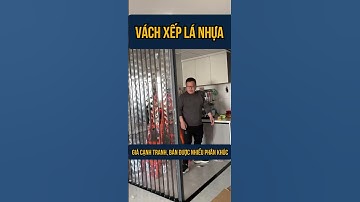 Cửa xếp lá nhựa có chống ồn tốt không? Thử ngay mới biết! 🎧  #congtyhaka #nhadep #remtoong