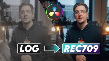 How To EASILY Convert Log To Rec709 In Davinci Resolve