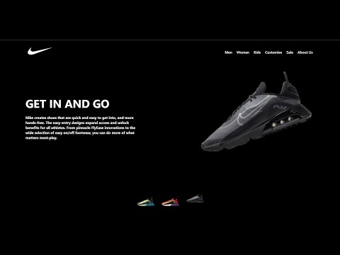Epic Shoe Landing Page | HTML, CSS, JS, and jQuery | Inspired by Nike