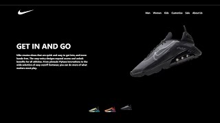 Epic Shoe Landing Page | HTML, CSS, JS, and jQuery | Inspired by Nike