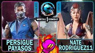 MK1 Persigue Payasos (SUB-ZERO) VS Nate Rodriguez11 (NITARA)🥊Mortal Kombat 1🥊4K 60ᶠᵖˢ