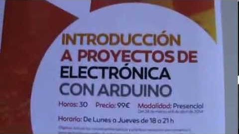 Arahal  Curso  Introducción a proyectos de electronica con arduino  Ramos