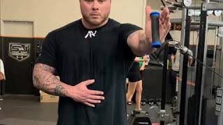 8 exercises to strengthen the pec major / pec minor after an injury