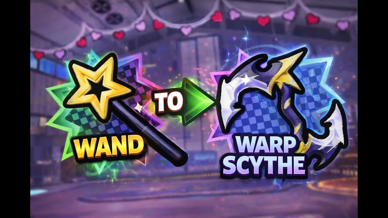 Wand to warp scythe trading series in Roblox Sharp (Part 8).