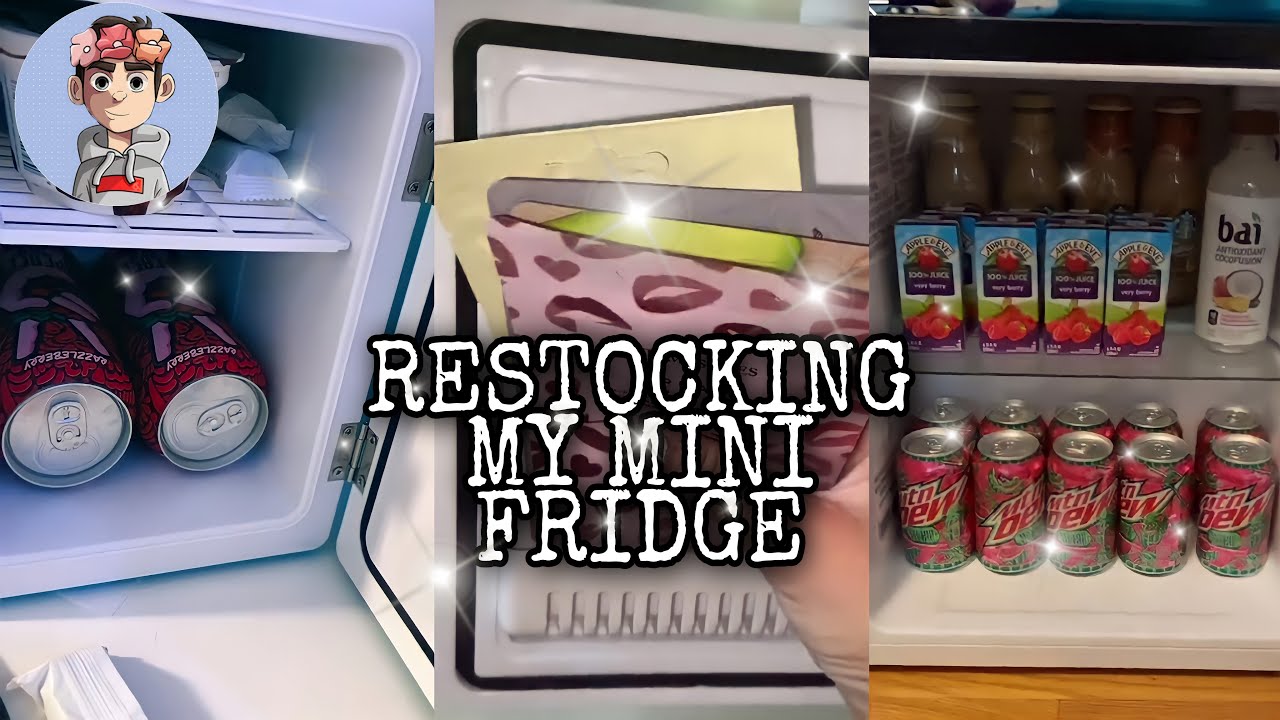 Restocking Mini Fridge Mini Fridge Restocking And Organizing - Organizing Time - YouTube