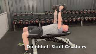 10172 Dumbbell Skull Crushers