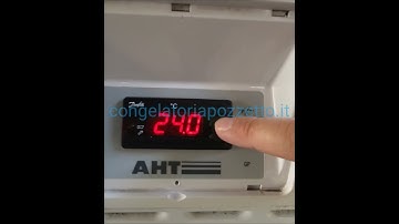 Come cambiare la temperatura del congelatore Aht Miami con Display Danfoss