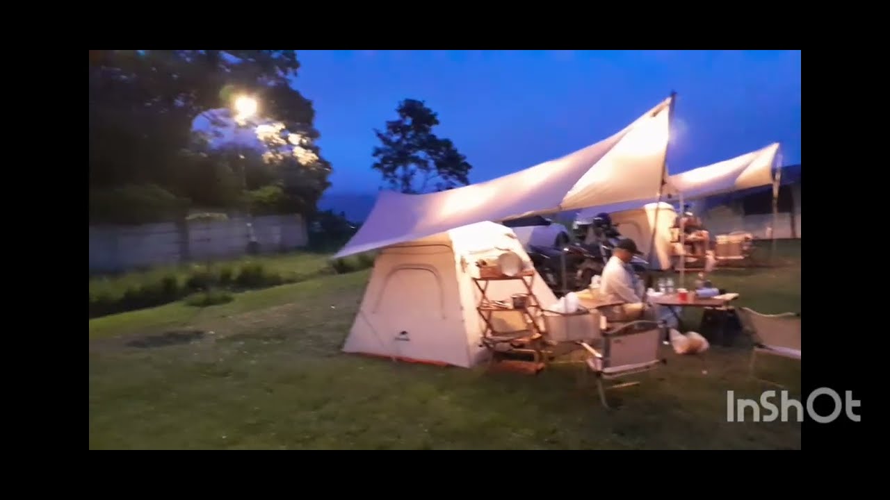 Camping di kusuma agro dengan view city lights kota Batu