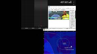 UmKA-1 #satellite, SSTV childs drawing 437.625 MHz