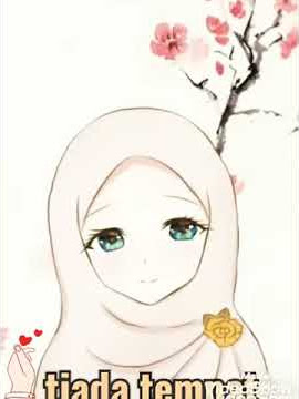 Story wa _Insyaallah_maher Zein versi kartun muslimah ♥️