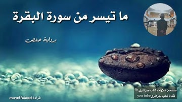 إِنَّ الله لَا يَسْتَحْيِي أَن يَضْرِبَ مَثَلًا مَّا بَعُوضَةً فَمَا فَوْقَهَا || #جديد تلاوة خاشعة