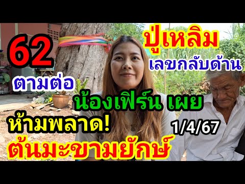 ตามต่อ#ต้นมะขามยักษ์ น้องเฟิร์นเผย เลขพระธุดงมาอีกแน่#ห้ามพลาด!1/4/67#หลวงปู่สรวง