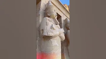 شروق الشمس من أعلى معبد حتشبسوت لحظة مهيبة وسط عظمة الحضارة المصرية 