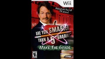 Nintendo Wii Are You Smarter Than a 5th Grader? 3rd Run Game #1