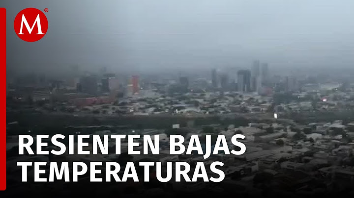 Nuevo León sufre por bajas temperaturas; registra dos grados bajo cero