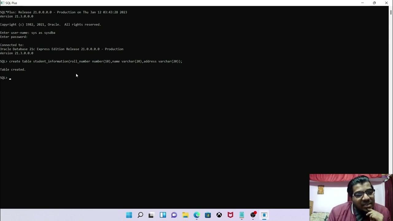 Session-3-CREATE TABLE COMMAND SQL - YouTube