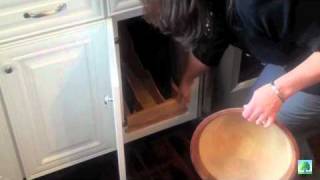 Roll Out Tray Divider In Action