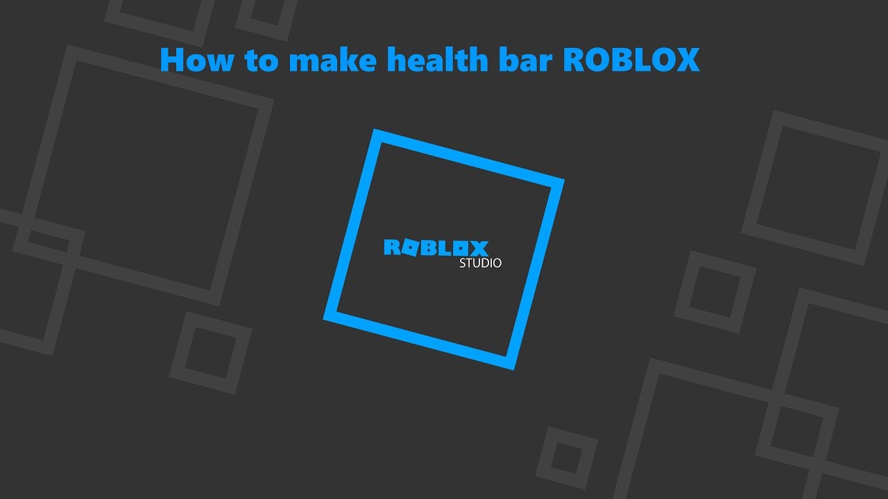 How To Make Health Bar Roblox Youtube - roblox how to remove the health bar
