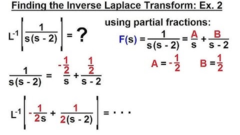 Electrical Engineering: Ch 16: Laplace Transform (26 of 58) Inverse Laplace Transform=? Ex. 2