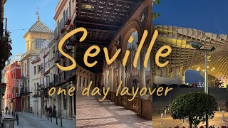 Seville, Spain - new years eve 2022, a long layover