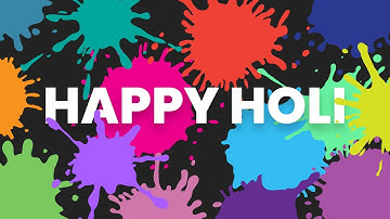 Happy Holi | Animation Effects using Html CSS & Javascript