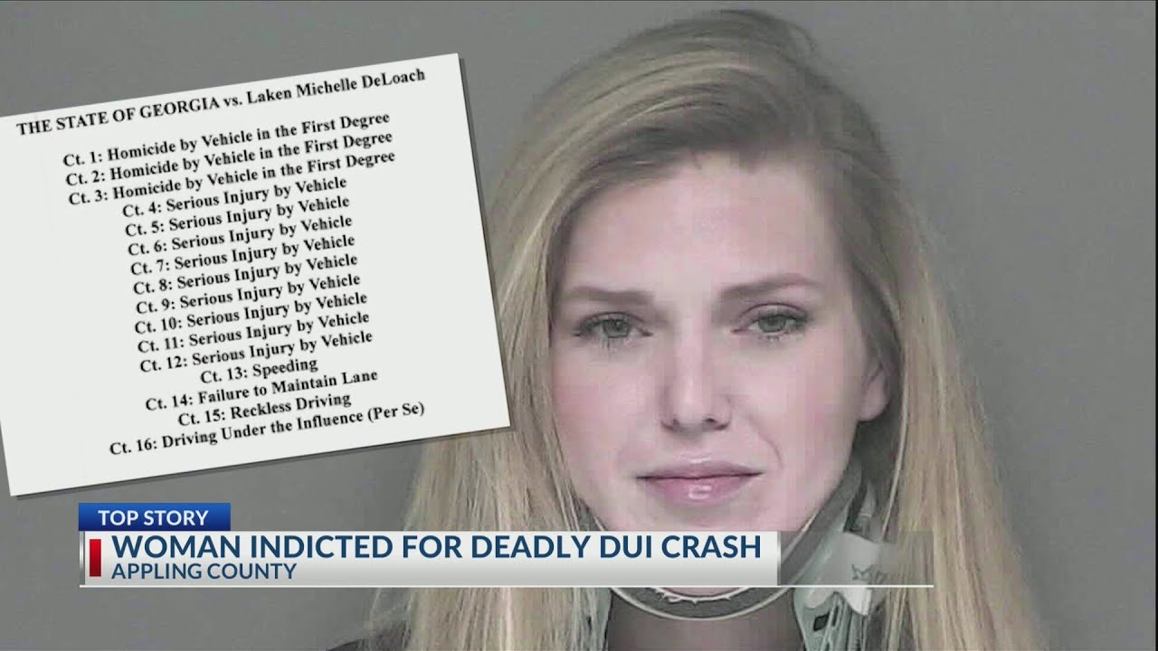 Woman indicted for deadly DUI crash in Baxley - YouTube