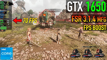 GTX 1650 - Clair Obscur: Expedition 33 - OptiScaler FSR 3.1.4 Multi Frame Gen MOD