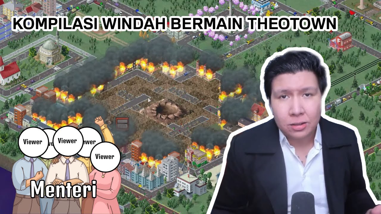 Kompilasi Windah Basudara Bermain TheoTown | Meteor Moment
