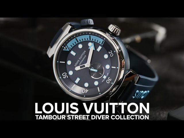 Hands-On - The new Louis Vuitton Tambour Street Diver Skyline Blue