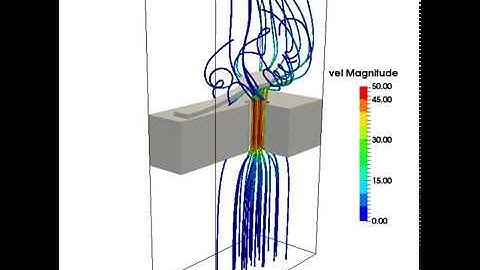 Two-way coupled FSI simulation of opening of a flexible racket valve