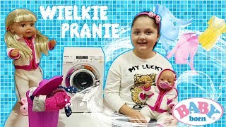 👶🏽 BABY BORN 💦 WIELKIE PRANIE 👗 PRALKA DLA DZIECI MIELE