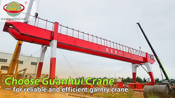 Double girder gantry crane install video